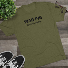 Load image into Gallery viewer, WAR PIG - #JusticeForSmiley - Unisex Tri-Blend Crew Tee