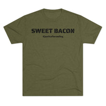 Load image into Gallery viewer, SWEET BACON - #JusticeForSmiley - Unisex Tri-Blend Crew Tee