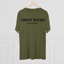 Load image into Gallery viewer, SWEET BACON - #JusticeForSmiley - Unisex Tri-Blend Crew Tee
