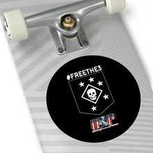Load image into Gallery viewer, #FreeThe3 - MARSOC 3 - UAP - Round Vinyl Stickers
