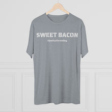 Load image into Gallery viewer, SWEET BACON - #JusticeForSmiley - Unisex Tri-Blend Crew Tee
