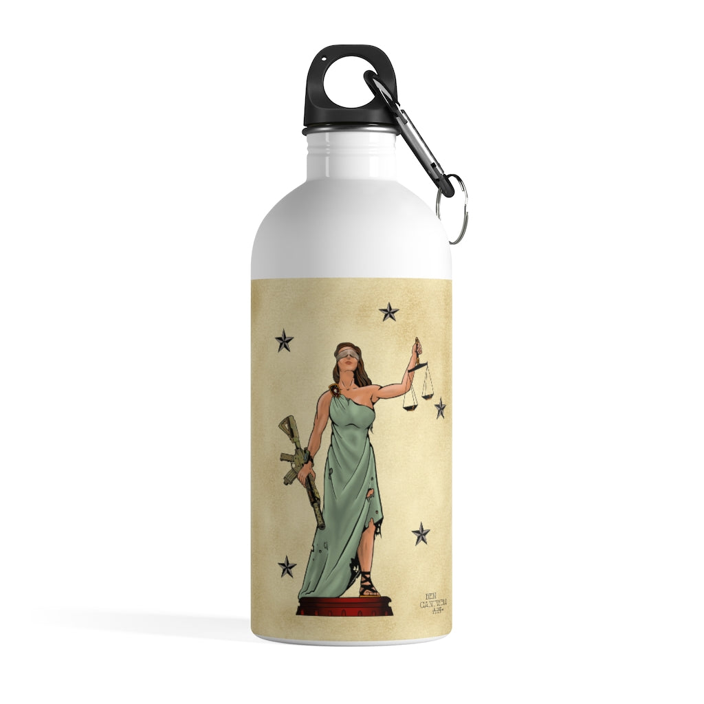 Lady Justice - Stainless Steel Water Bottle
